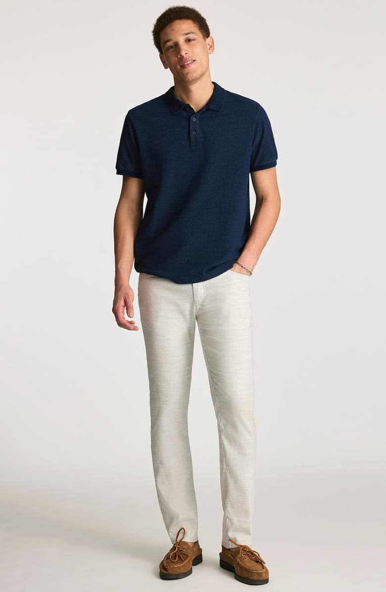 Mavi Jeans Slub Cotton Polo, Alternate, color, 
