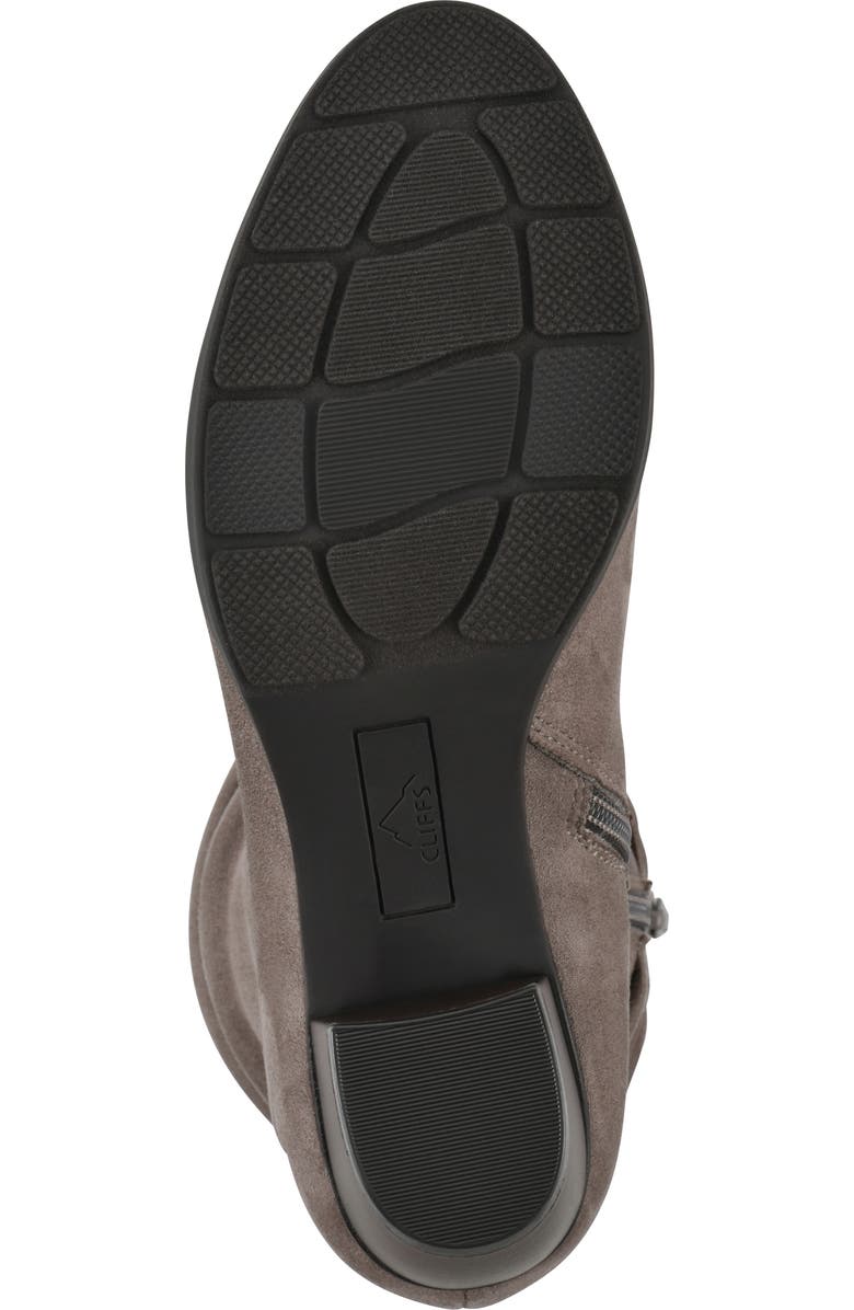 CLIFFS BY WHITE MOUNTAIN Angelie Slouch Boot, Alternate, color, Stone Fabric