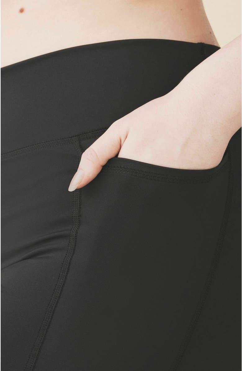 Losano Sculpt Biker Short, Alternate, color, Black