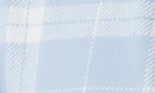 7 Diamonds Generation Plaid Stretch Flannel Button-up Shirt In Blue