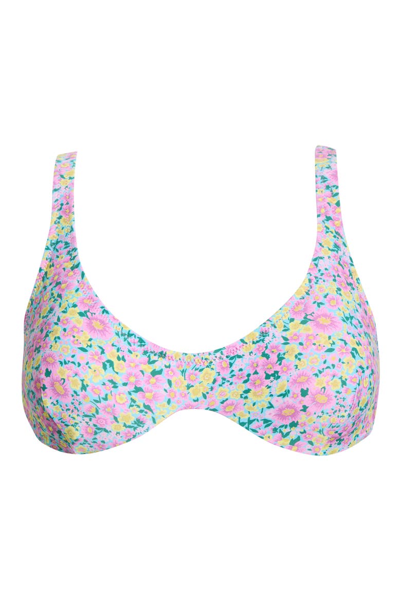 Party Wave Multi Fit Underwire Bikini Top, Alternate, color, PINK