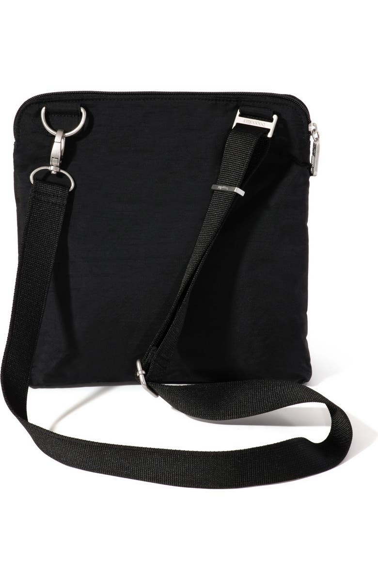 BAGGALLINI Securtex Anti-Theft Large Crossbody Bag, Alternate, color, Black