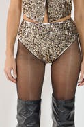 NASTY GAL Cluster Hand Embellished Booty Shorts