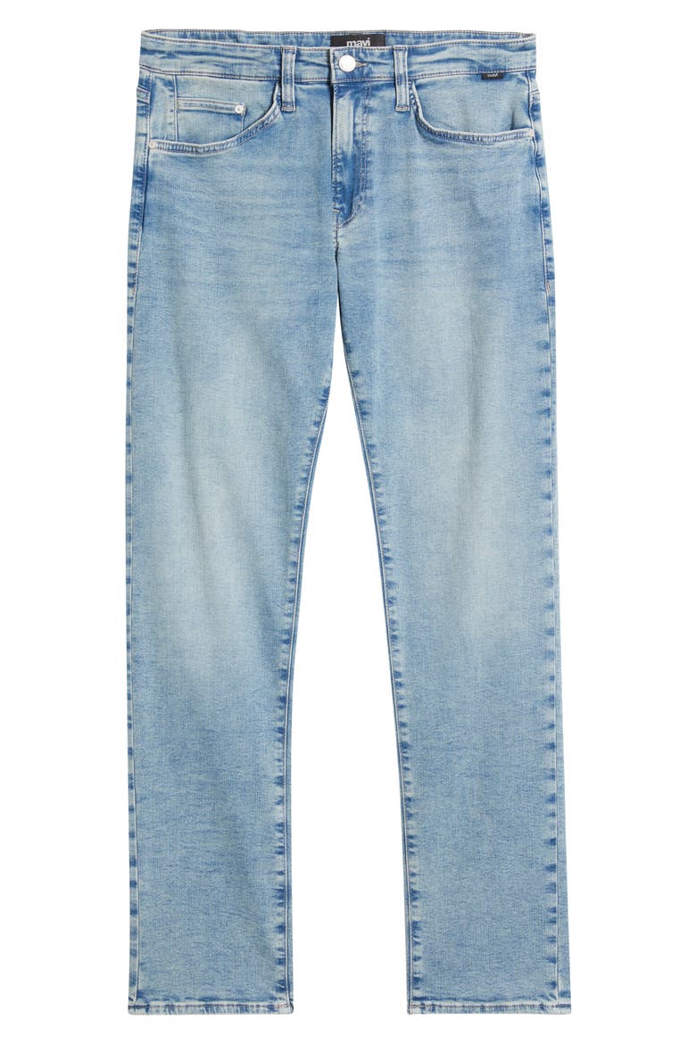 Marcus Slim Straight Leg Jeans, Alternate, color, LIGHT USED FEATHER BLUE