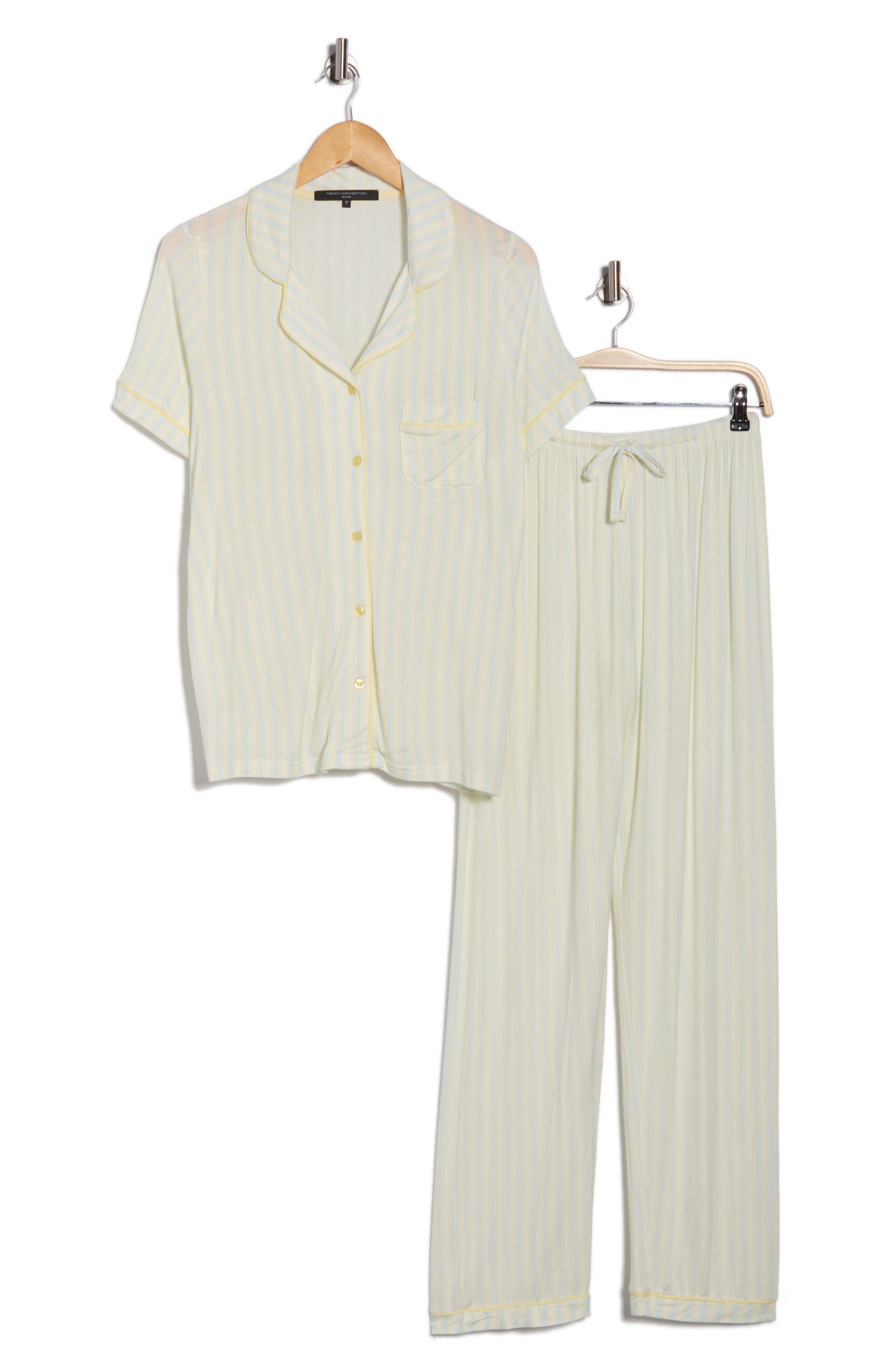 French Connection Notch Collar Pajamas