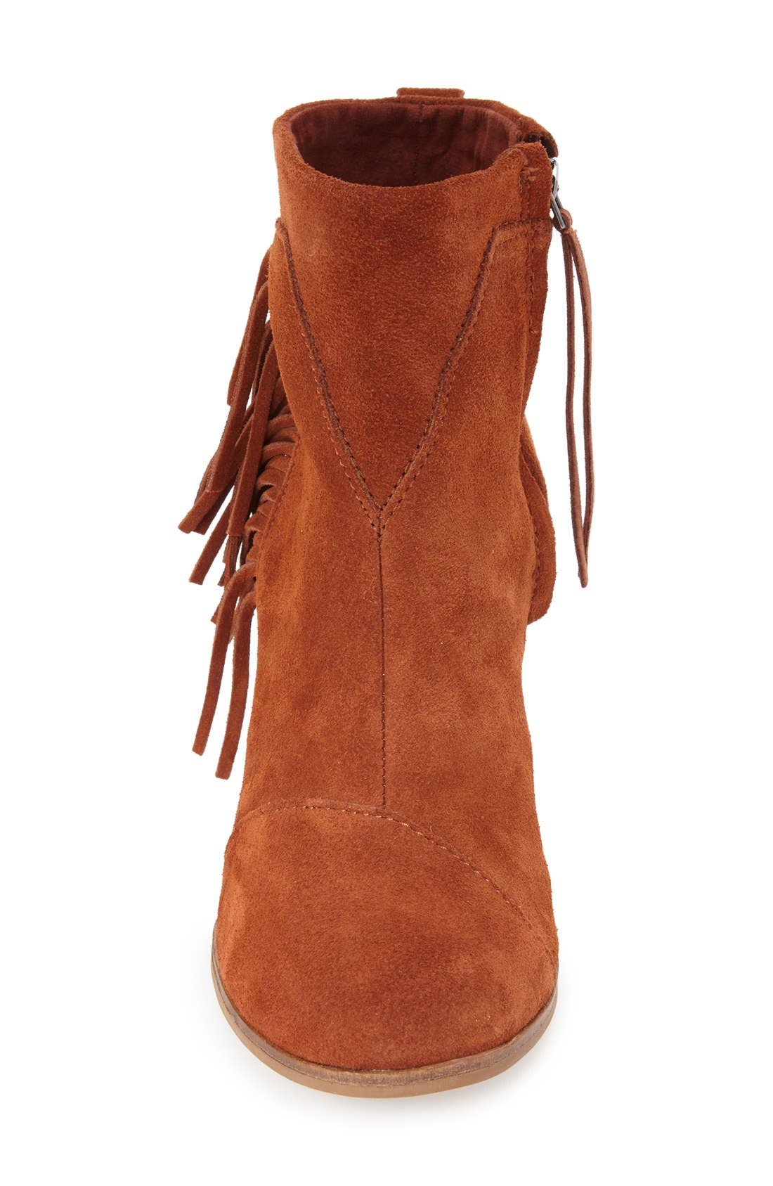 TOMS Lunata Suede Bootie, Alternate, color, 