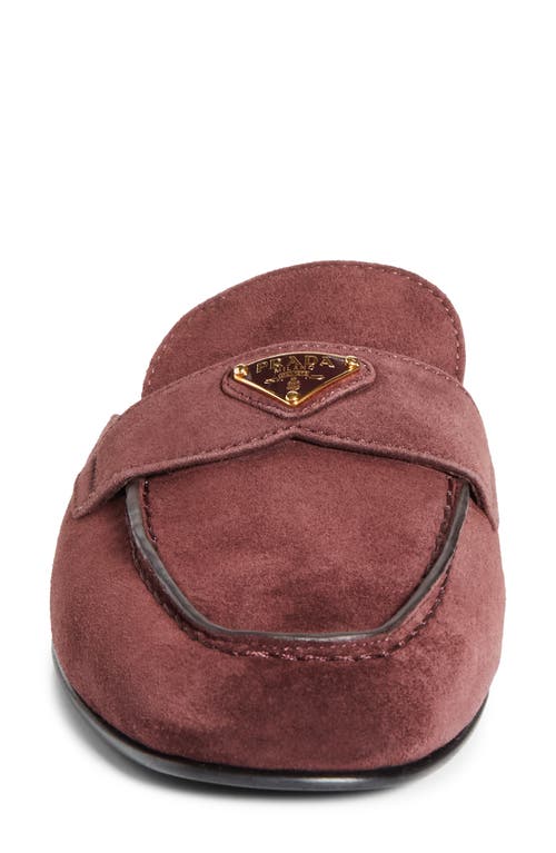 Prada Logo Loafer Mule