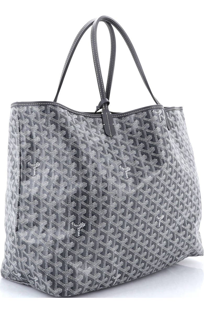 Pre-Owned Goyard Saint Louis Tote Coated Canvas GM, Alternate, color, Gray