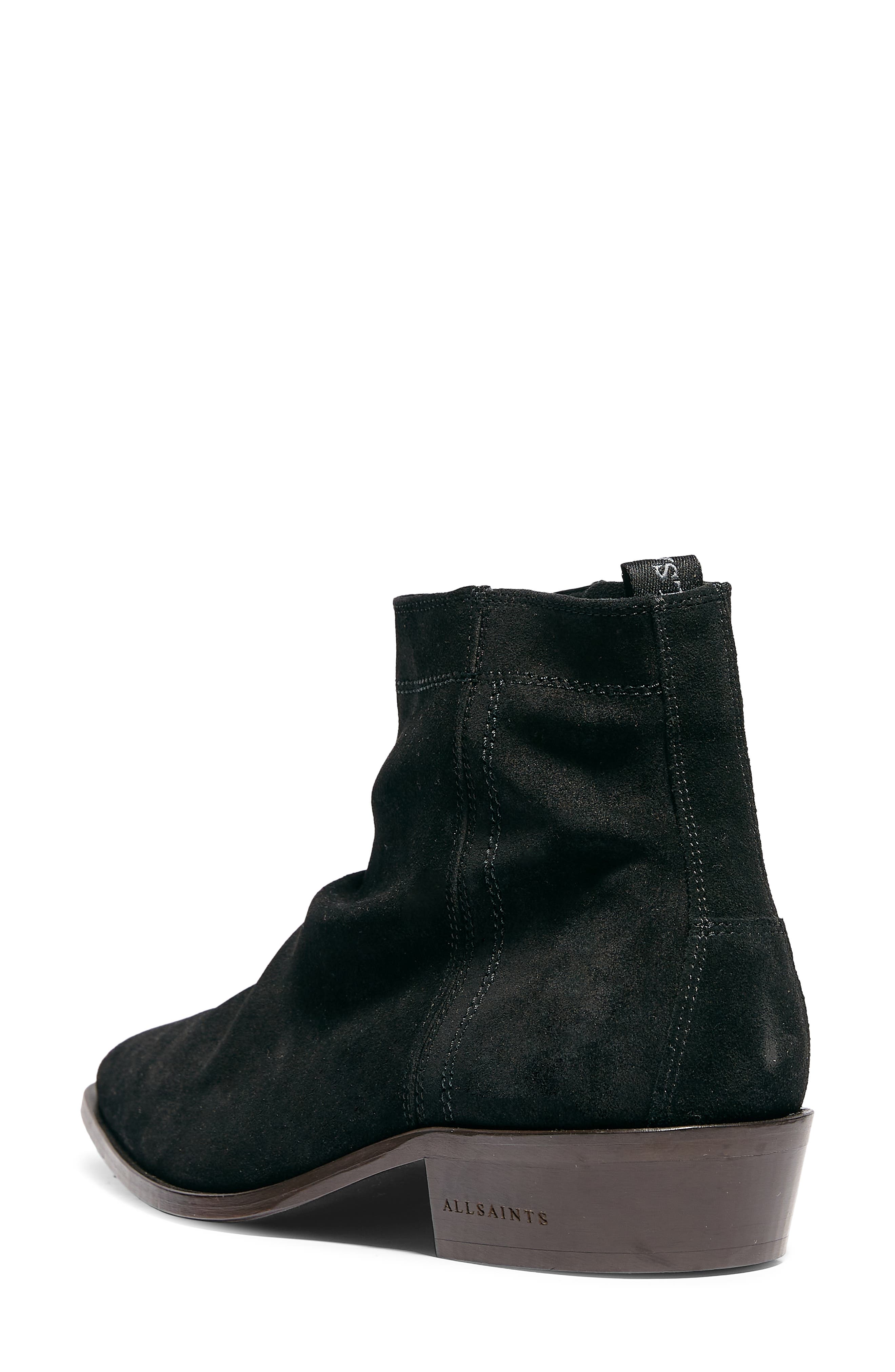 AllSaints Harris Mid Zip Boot, Alternate, color, 