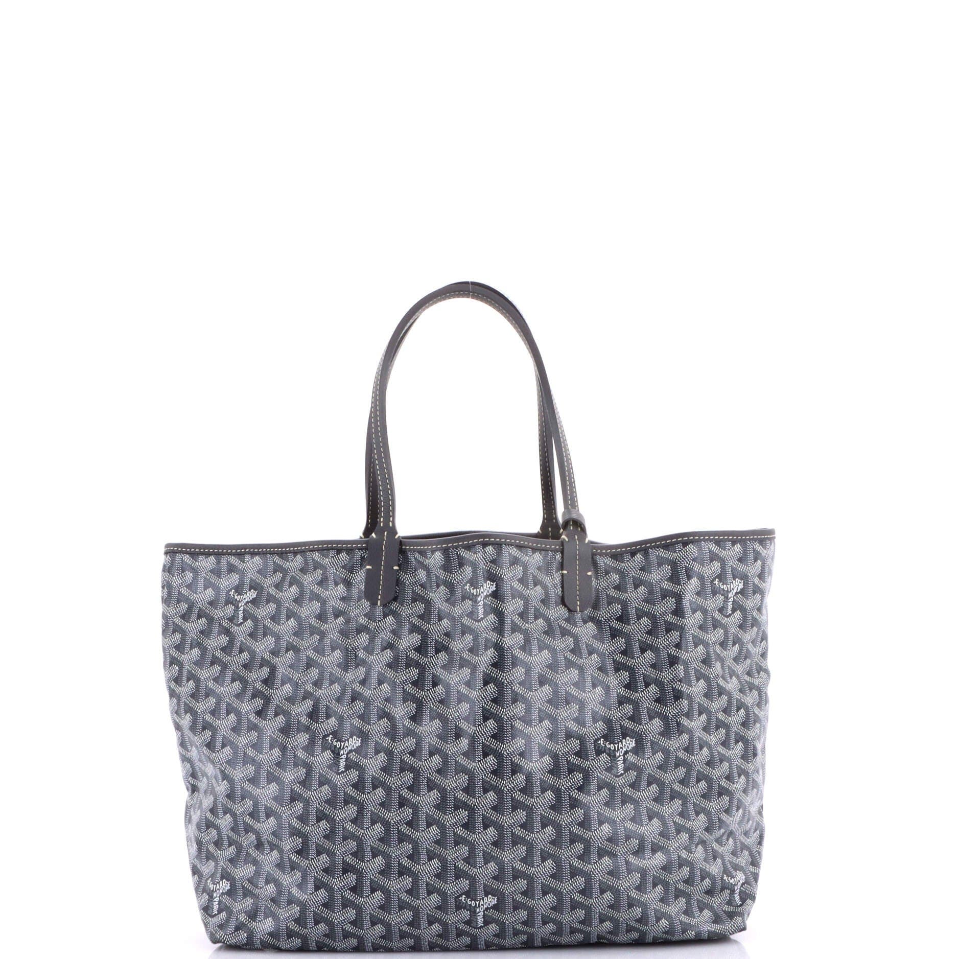 Pre-Owned Goyard Saint Louis Tote Coated Canvas PM, Alternate, color, Gray
