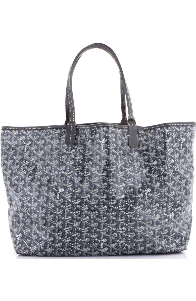 Pre-Owned Goyard Saint Louis Tote Coated Canvas PM, Alternate, color, Gray