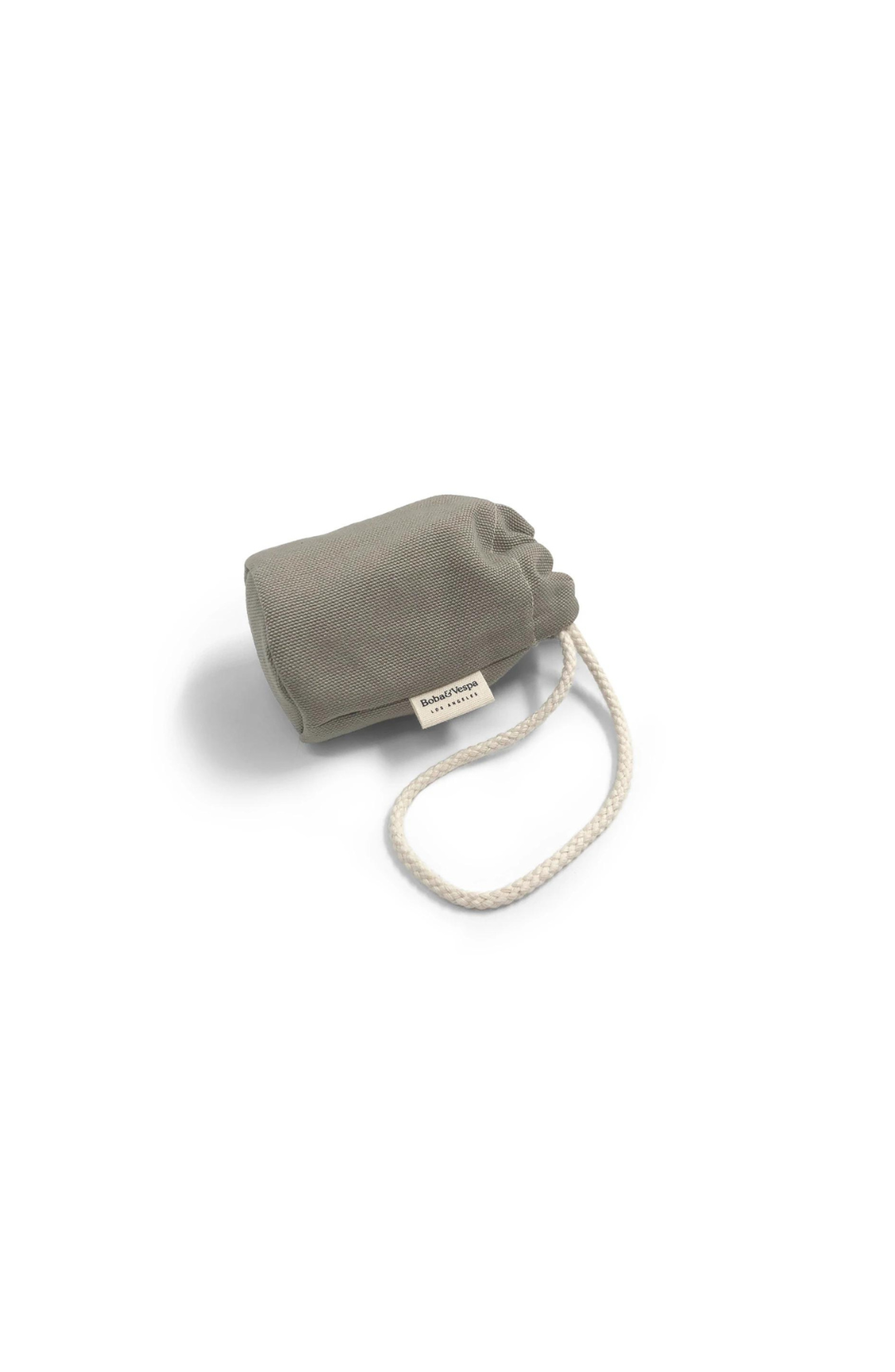 The Kind Pet Cloth Dog Poop Bag Holder in Moss Grey 