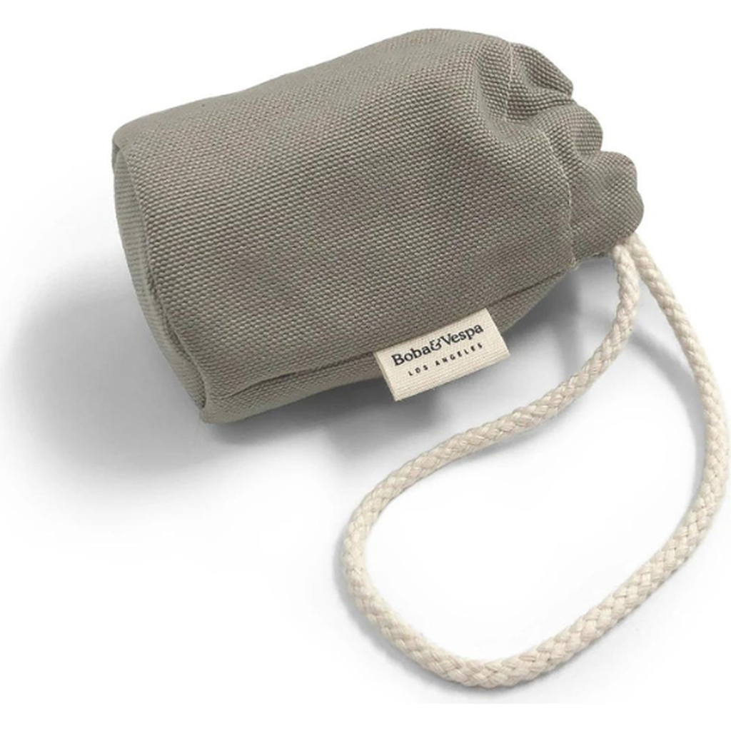 The Kind Pet Cloth Dog Poop Bag Holder in Moss Grey  product