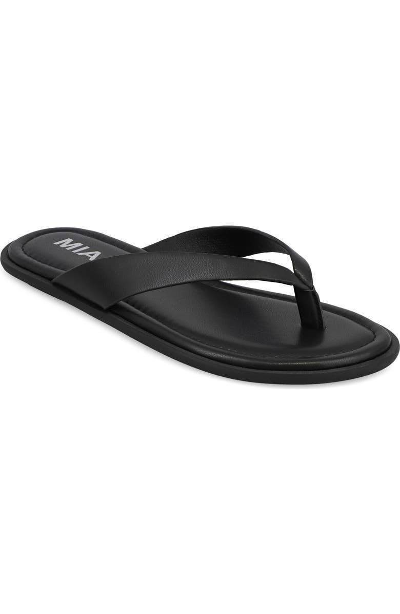 MIA Sydni Flip Flop, Main, color, Black
