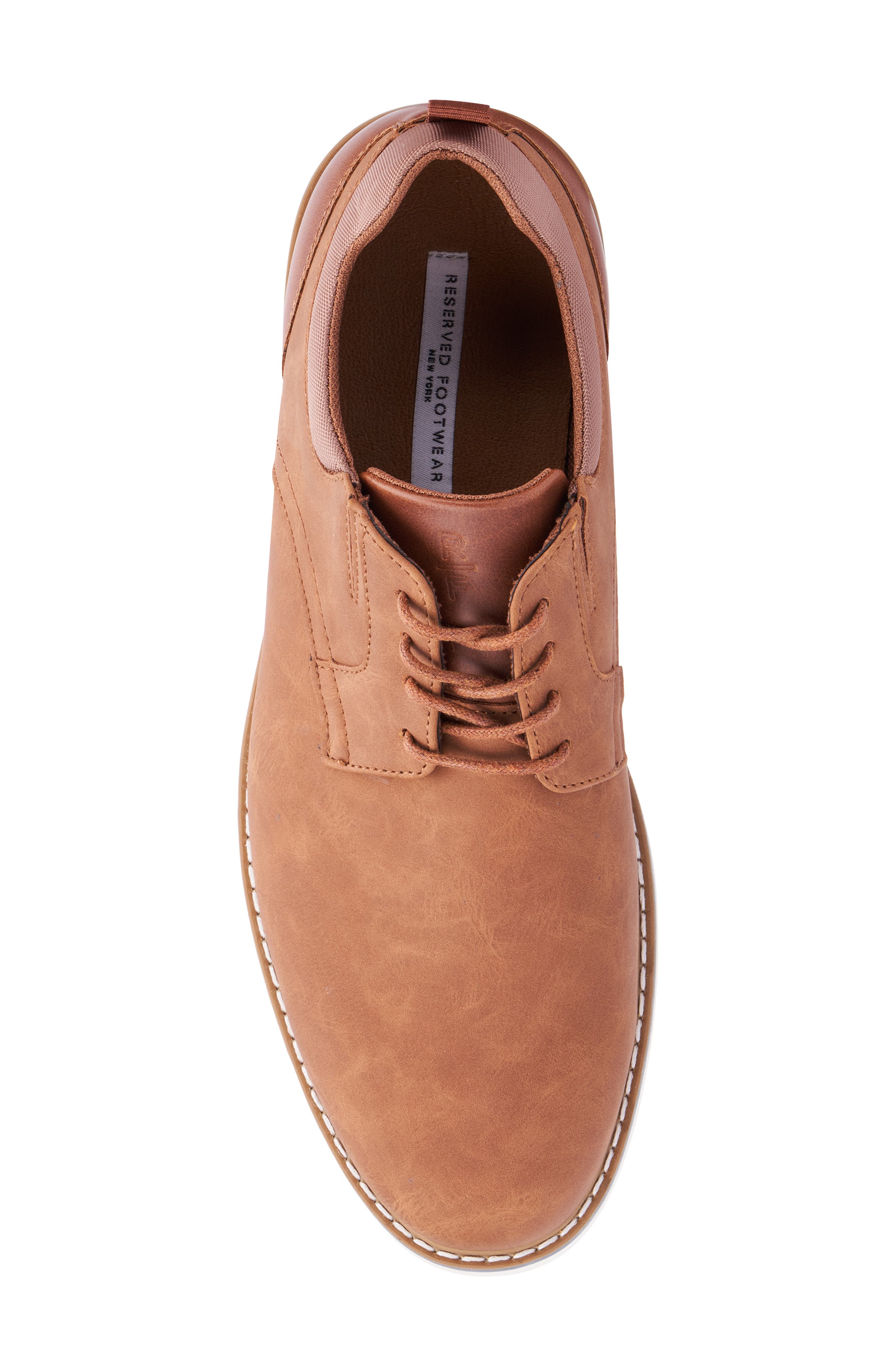 Vertigo Faux Leather Derby, Alternate, color, COGNAC