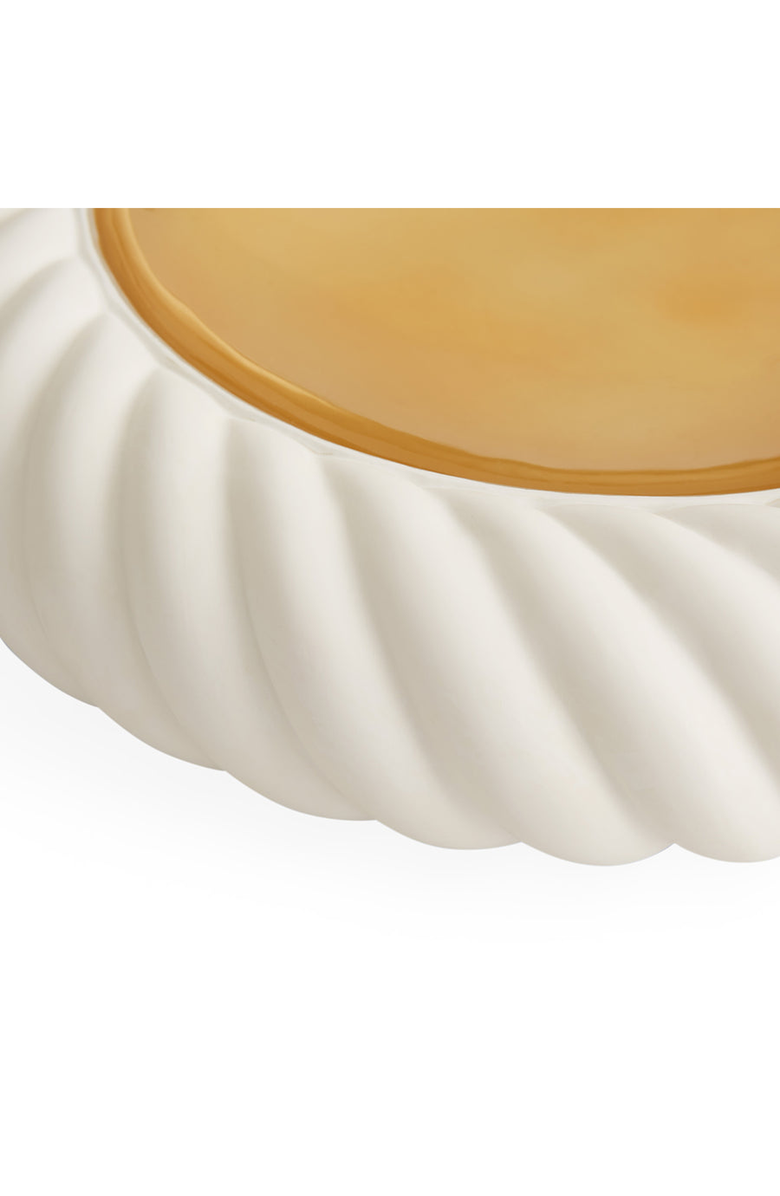 Jonathan Adler Geneva Decorative Bowl, Alternate, color, White / Gold