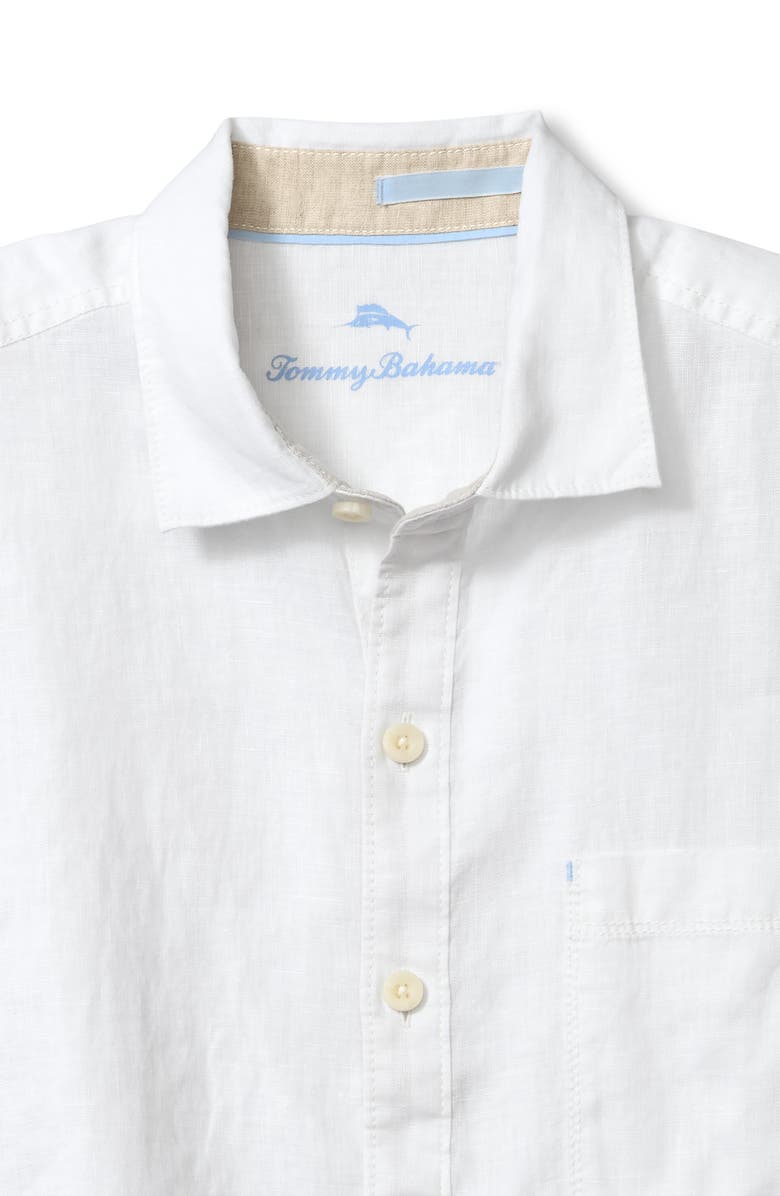 Tommy Bahama Paradise Breezer Linen Shirt, Alternate, color, White
