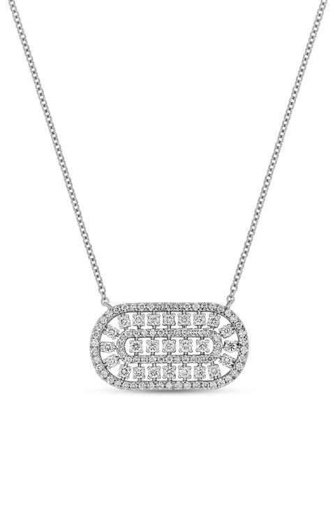 18K Diamond Pendant Necklace