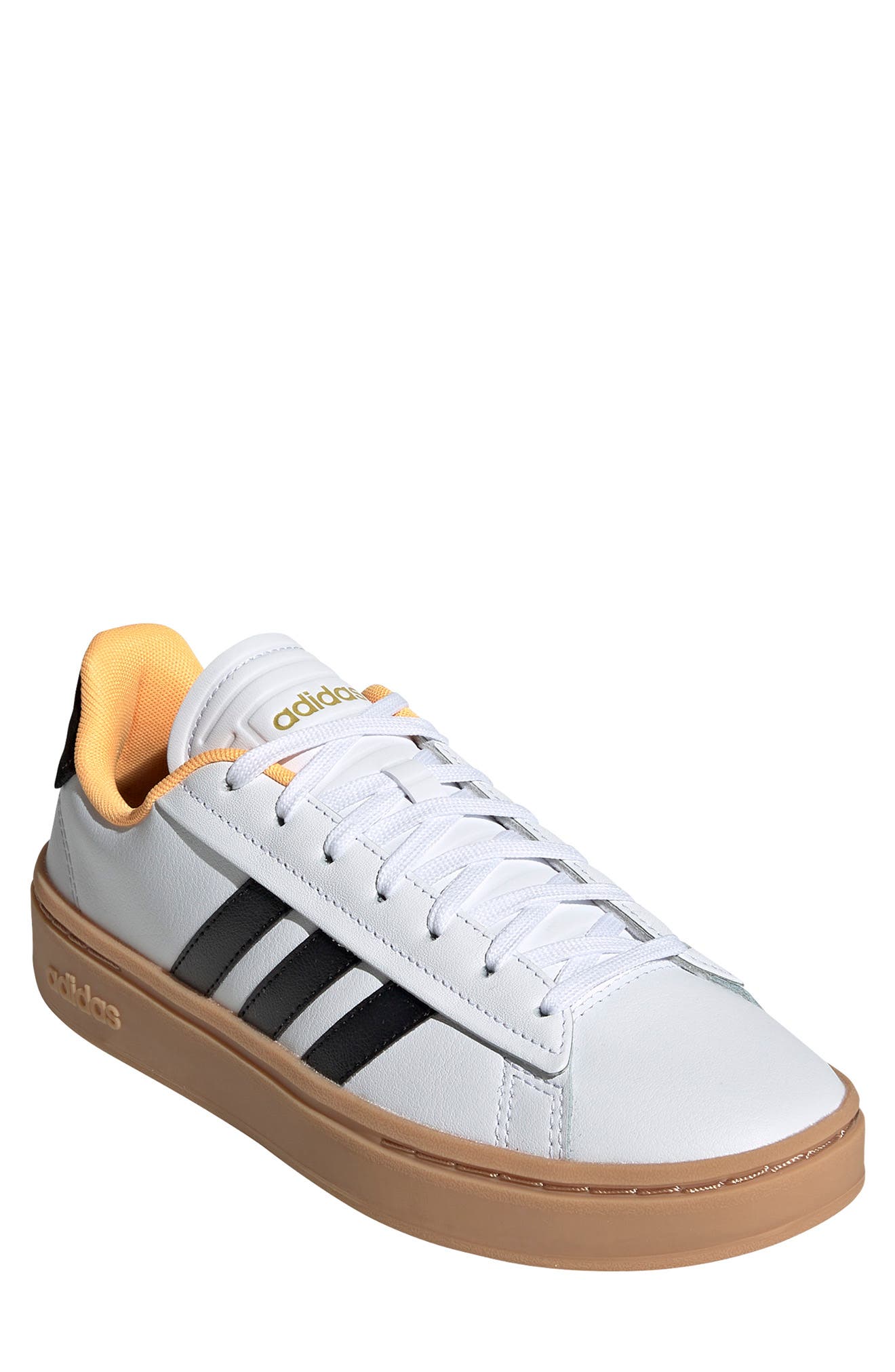 adidas Grand Court Alpha Leather Sneaker, Main, color, 