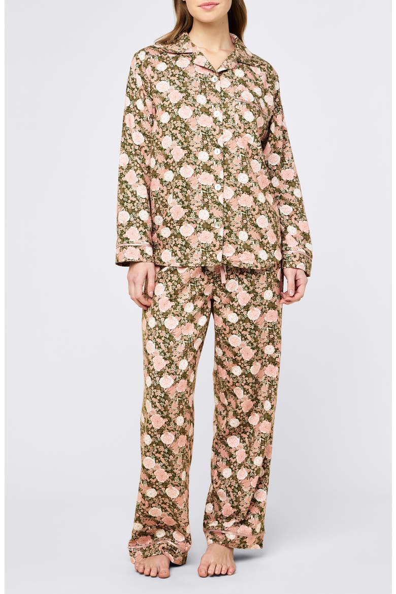Meribel Cozy Pajamas, Main, color, MOSS