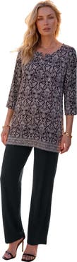 Roaman's Henley Ultra Drape Tunic