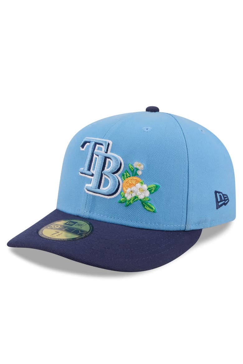 Men's New Era  Light Blue/Navy Tampa Bay Rays 2026 Spring Training Low Profile 59FIFTY Fitted Hat, Alternate, color, Light Blue