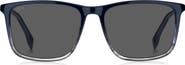 BOSS 56mm Ombré Square Sunglasses