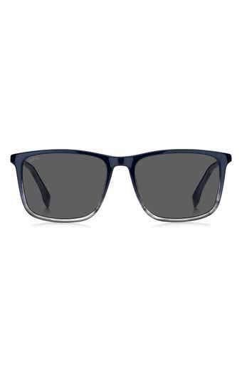 BOSS 56mm Ombré Square Sunglasses