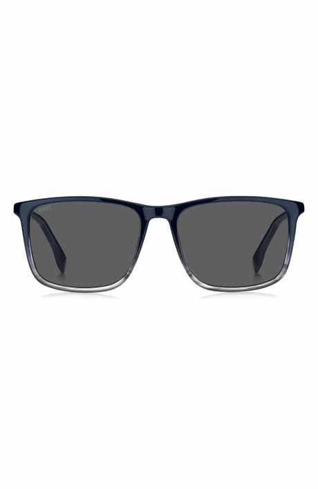 BOSS 56mm Ombré Square Sunglasses
