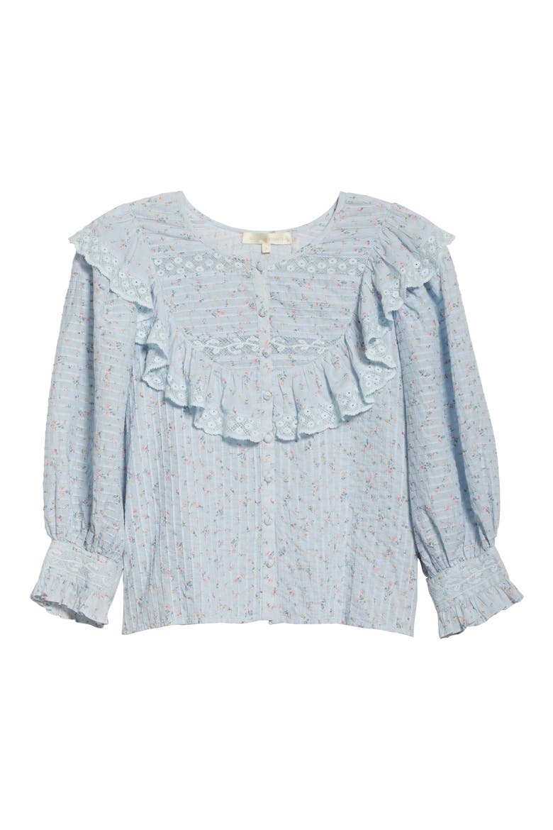 Canna Ruffle Top, Alternate, color, BELLA BLUE