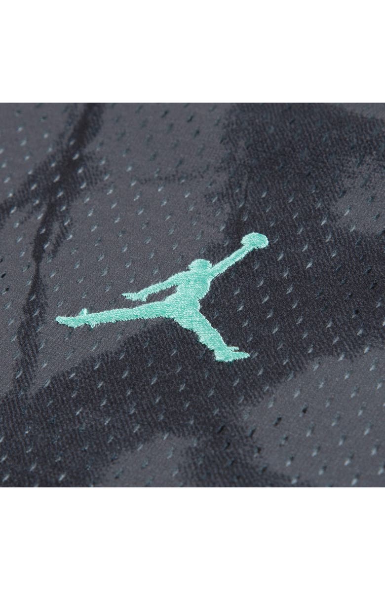 Jordan Kids' Tie Dye Mesh Button-Up Shirt, Alternate, color, Iron Gray