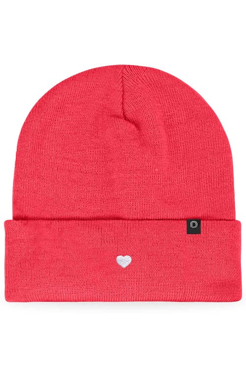 Dalix Lil Heart Beanie Cap In Pink