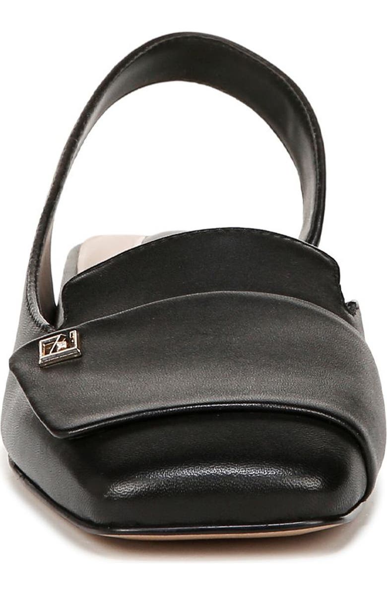 Franco Sarto Teagan Slingback Half d'Orsay Flat, Alternate, color, Black