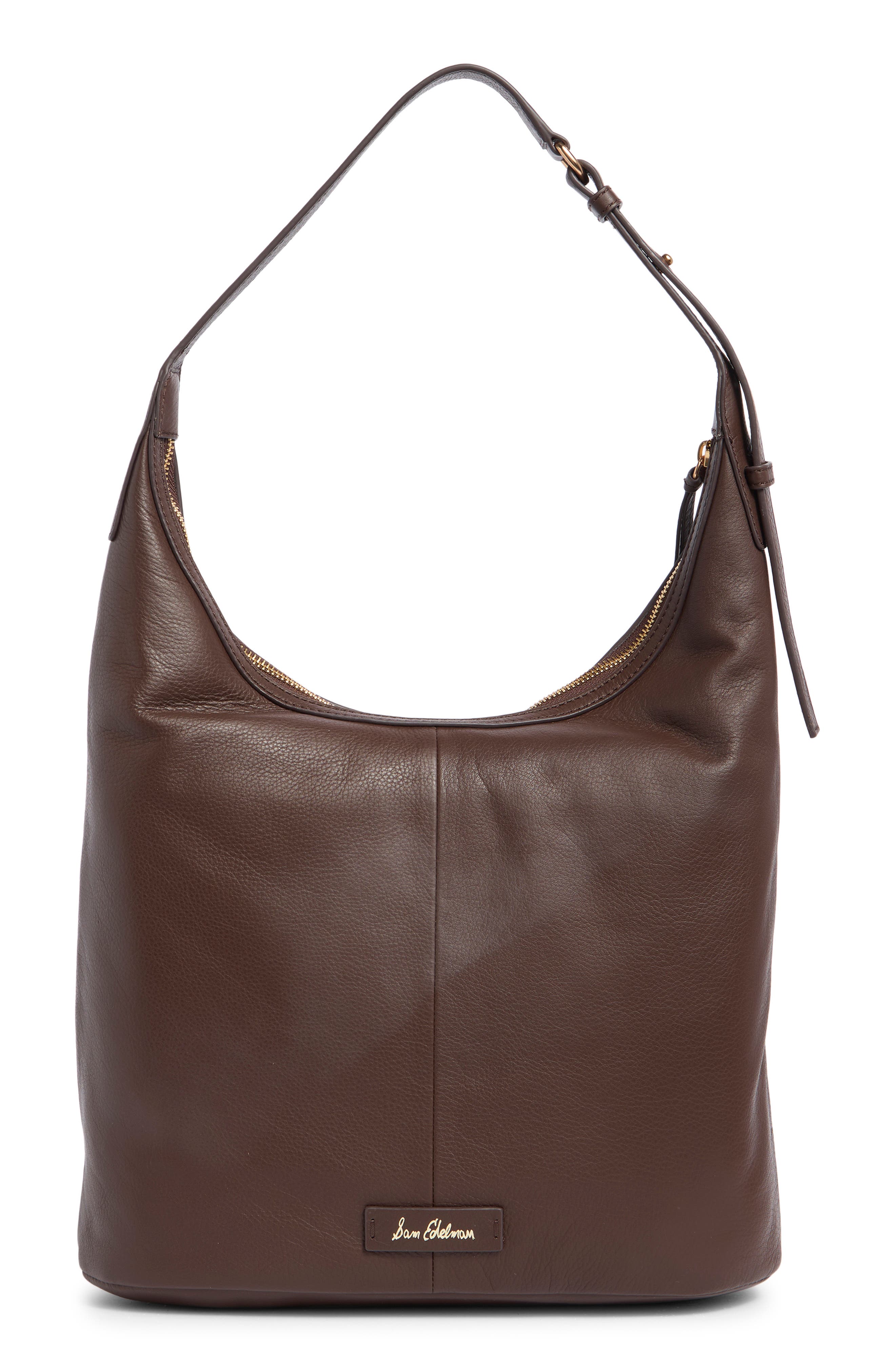 Sam Edelman Elaina Hobo Bag, Alternate, color, Dark Brown
