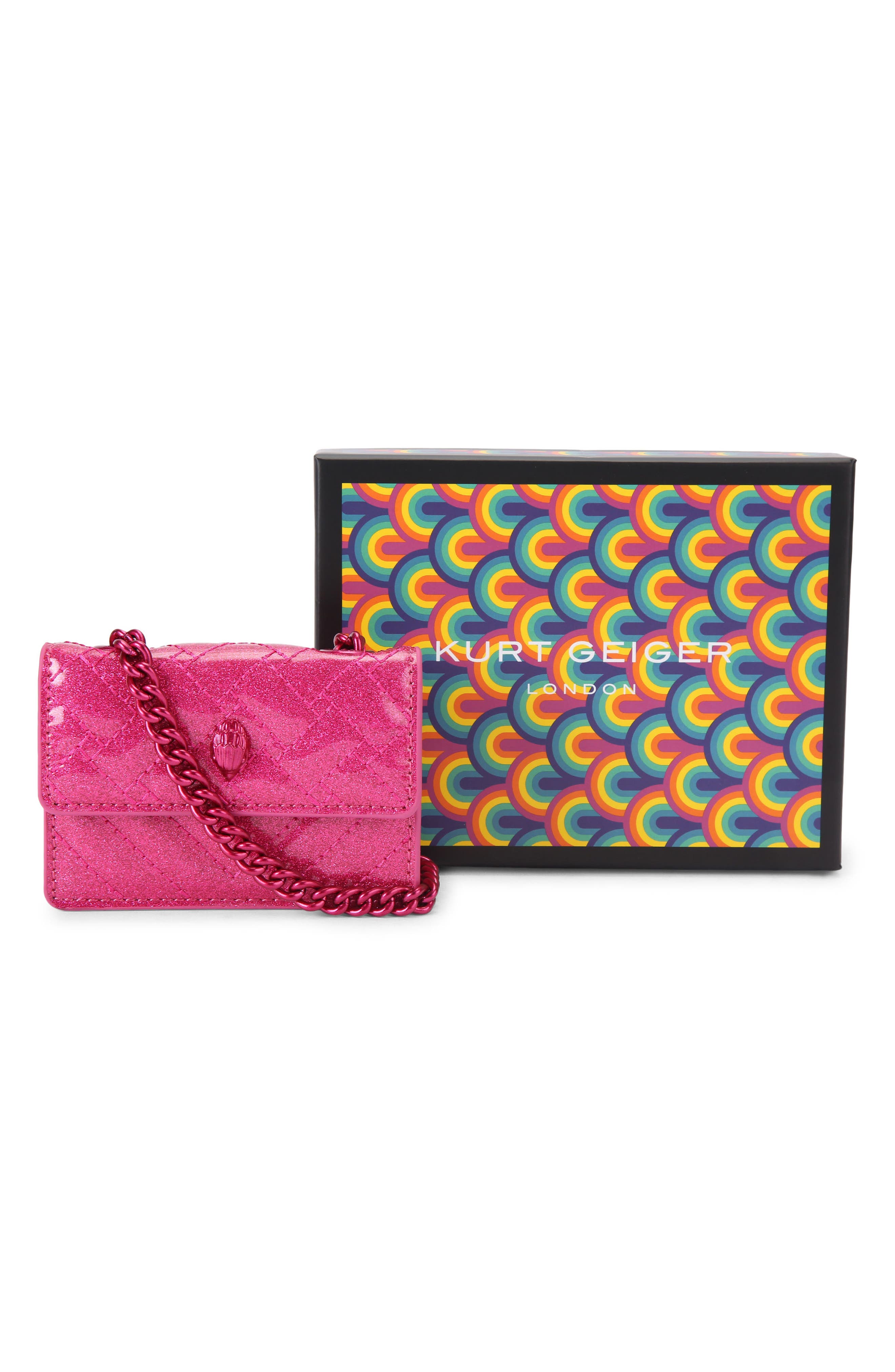 Micro Kensington Faux Leather Crossbody Bag, Alternate, color, OPEN PINK