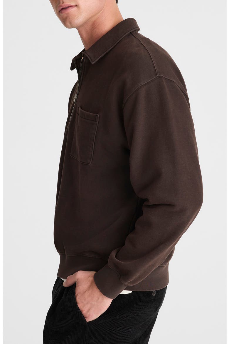 The McCarren Midweight Quarter Zip Sweatshirt, Alternate, color, MOLASSES
