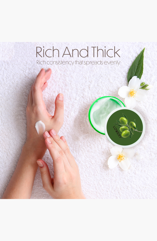 Lovery Olive Body Butter In Bright Green