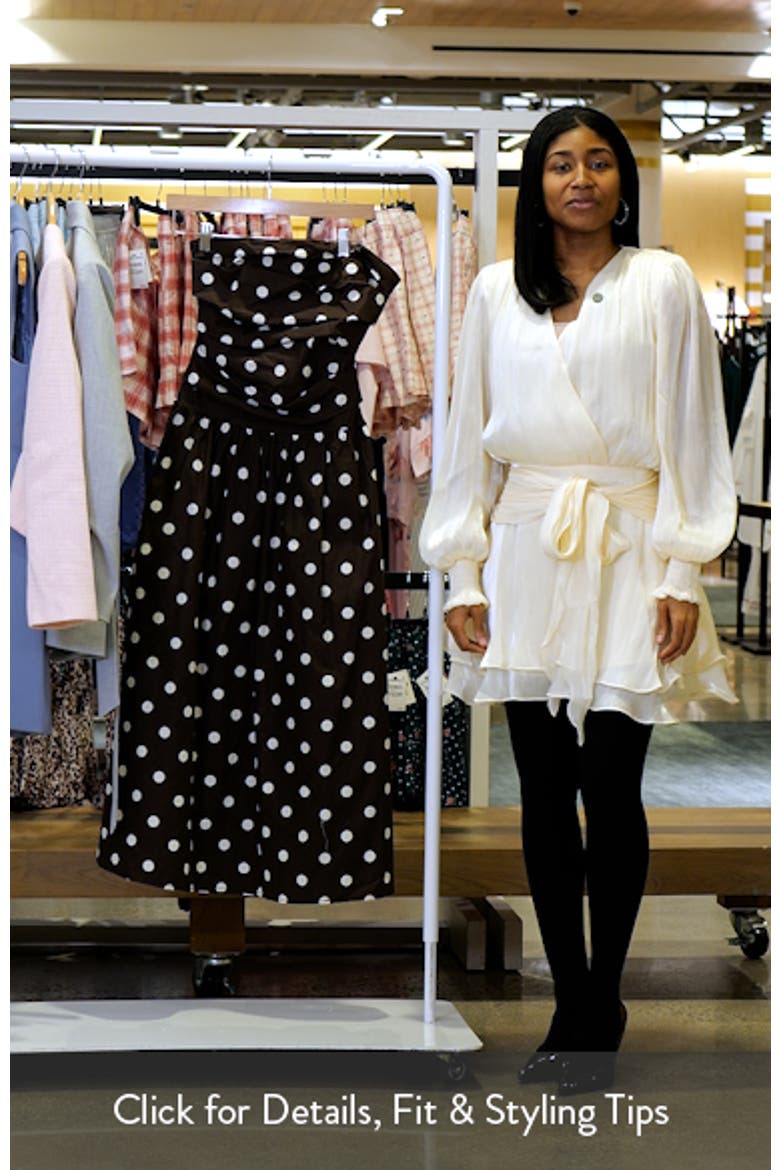 Lainey Dot Sleeveless Midi Dress video