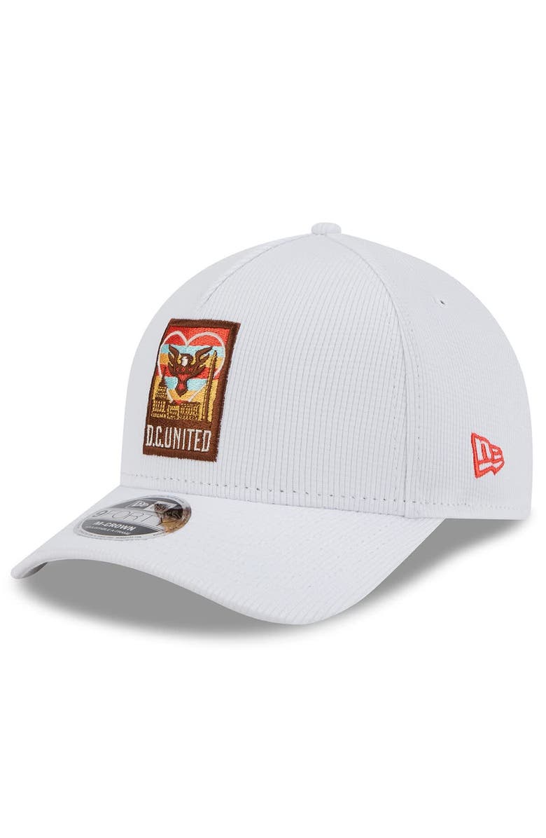 New Era Men's New Era White D.C. United 2025 Jersey Hook 9FORTY M-Crown Adjustable Hat, Alternate, color, White