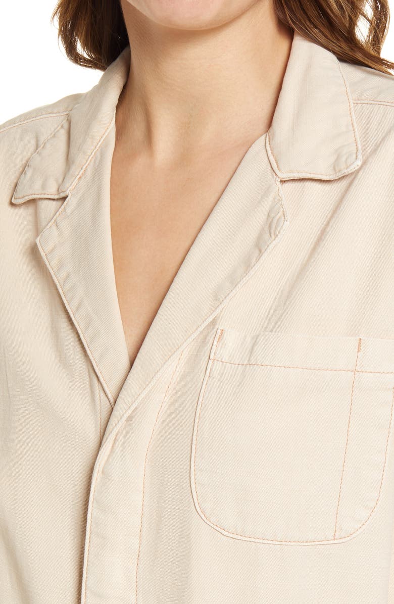 One Teaspoon Palisades Cotton Denim Romper, Alternate, color,