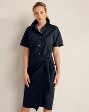 Haven Well Within Organic Cotton Linen Wrap Dress