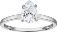 FZN 10k Gold Lab Grown Diamond Solitaire Ring
