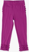 RuffleButts Toddler Girls Ruffle Leggings with Signature Rear Ruffles