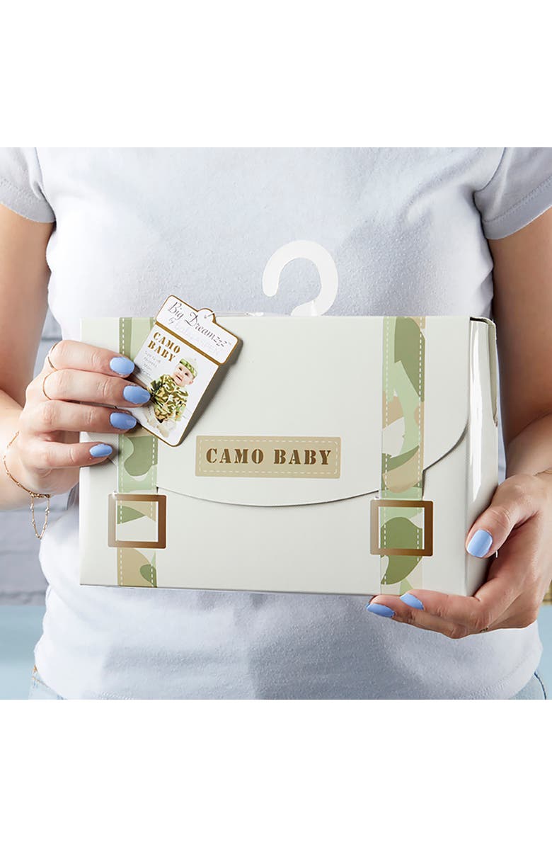 Baby Aspen Big Dreamzzz Camo 2-Piece Cotton Sleeper Gift Set, Alternate, color, Green