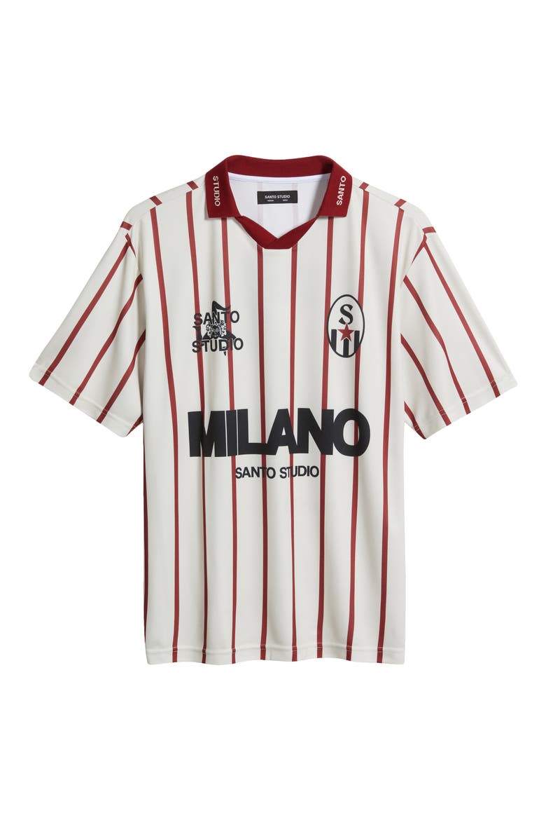 Milano 7 Johnny Collar Short Sleeve Club Jersey, Alternate, color, CREAM