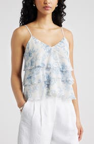 Open Edit Ruffle Tiered Camisole
