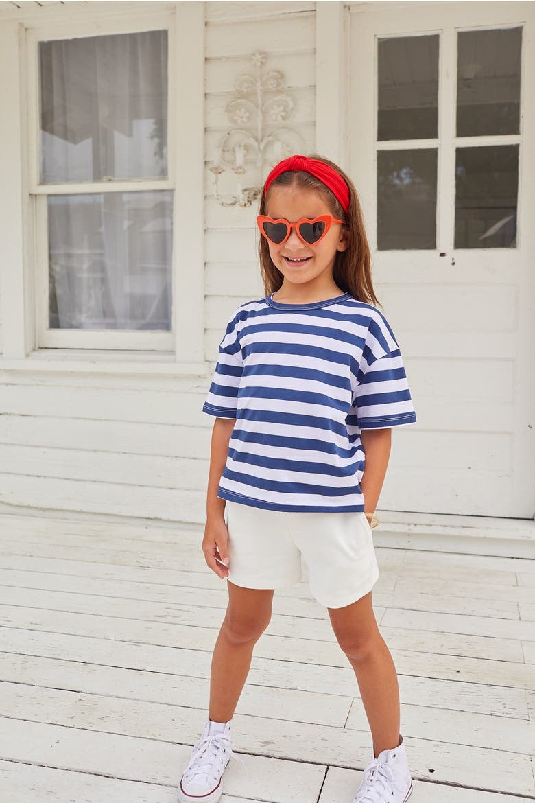 Kids' Basic Shorts, Alternate, color, White