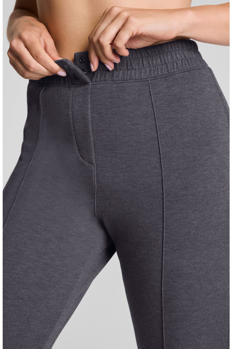 Brushed AirEssentials® Slim Straight Leg Pants, Alternate, color, HEATHER STORM