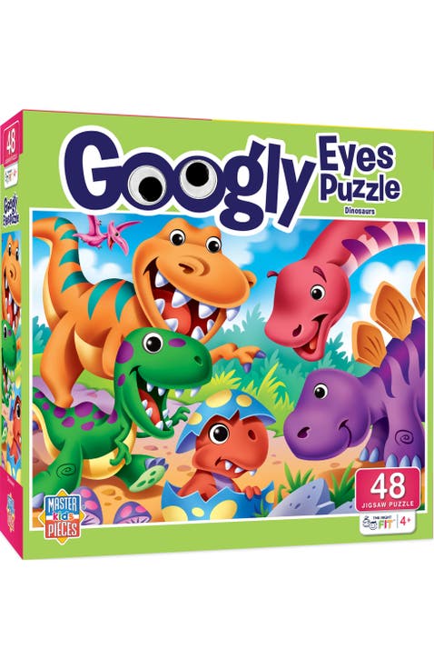 Googly Eyes Dinosaurs 48 Piece Puzzle
