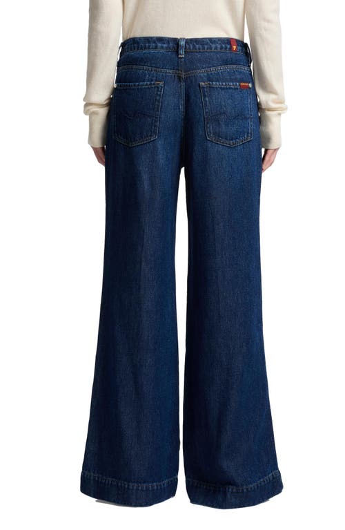 7 For All Mankind Modern Dojo High Waist Flare Jeans In Blue